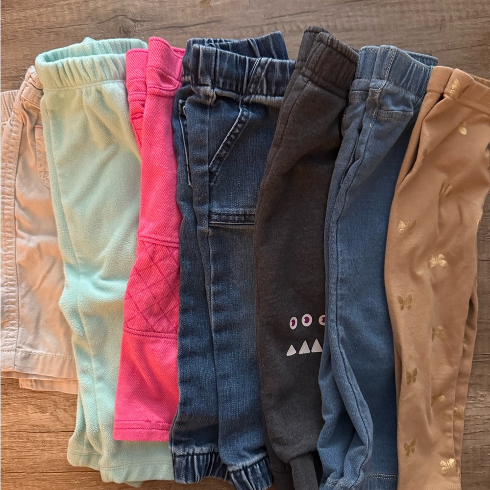 Bundle of girls bottoms size 18 months